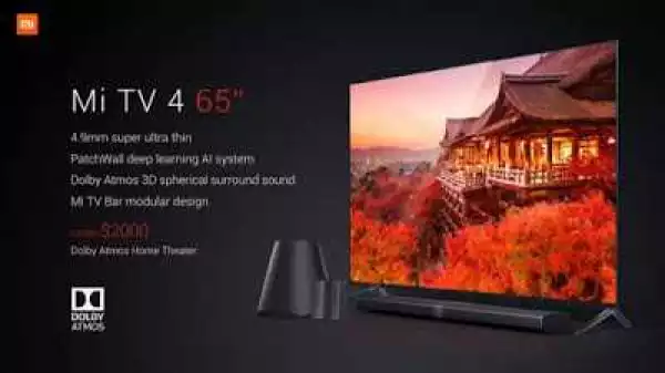 Xiaomi Unveils MiTV 4, 30% Thinner Than iPhone [IMAGES & REVIEW]